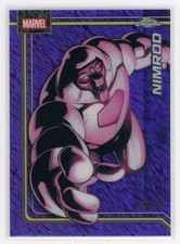 2026 Topps Chrome Marvel Comics Nimrod #139 Purple Shimmer Refractor /75