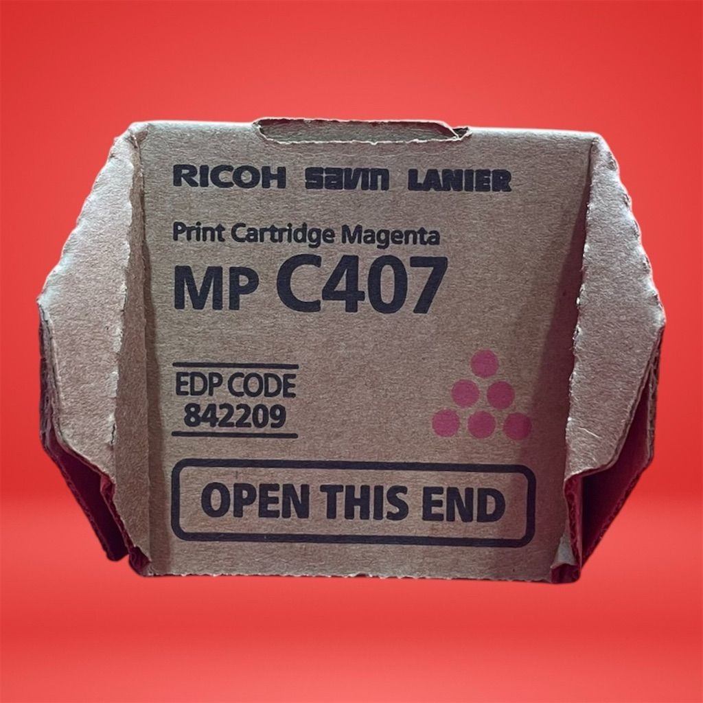 Ricoh Savin Lanier MP C407 Magenta Toner Cartridge 842209