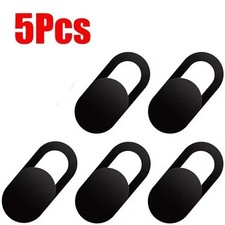 5Pcs Black Universal Webcam Privacy Cover Slider Ultra Thin Camera Block HD