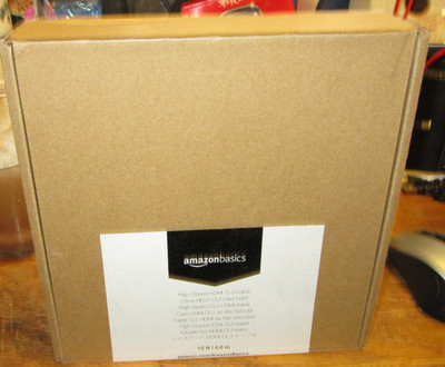 Amazon Basics Black High Speed DisplayPort to HDMI Display Cable - 15ft/4.6m