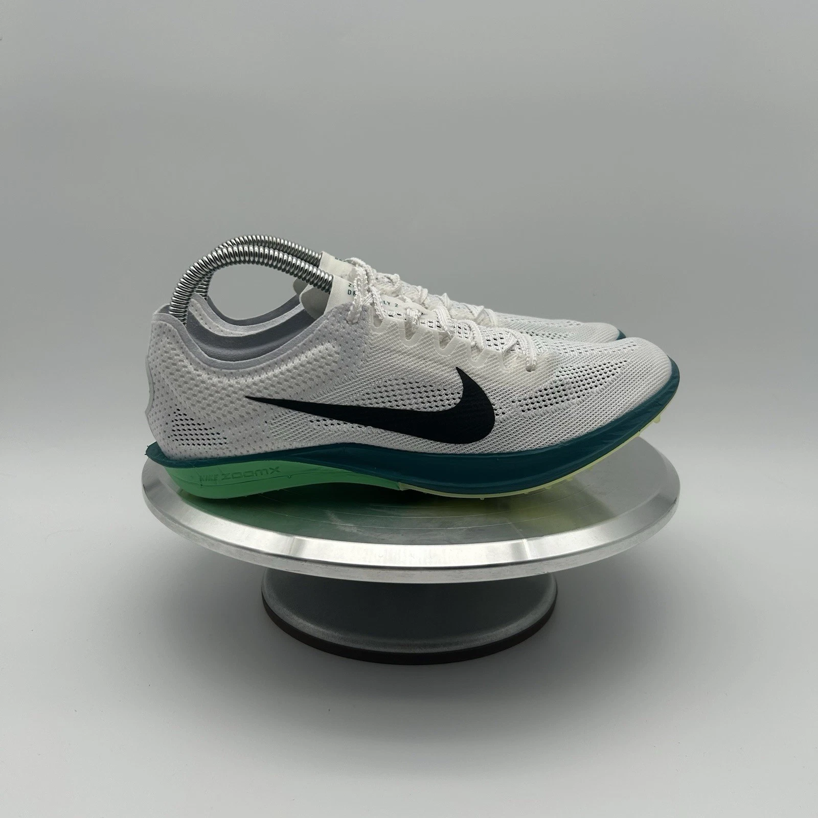 Nike ZoomX Dragonfly 2 Cleats Men’s Size 9 White Bright Spruce FD8413-102 NEW