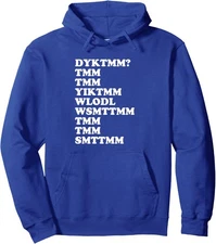 Do You Know The Muffin DYKTMM Nostalgic Saying Quote Unisex Hooded Sweatshirt