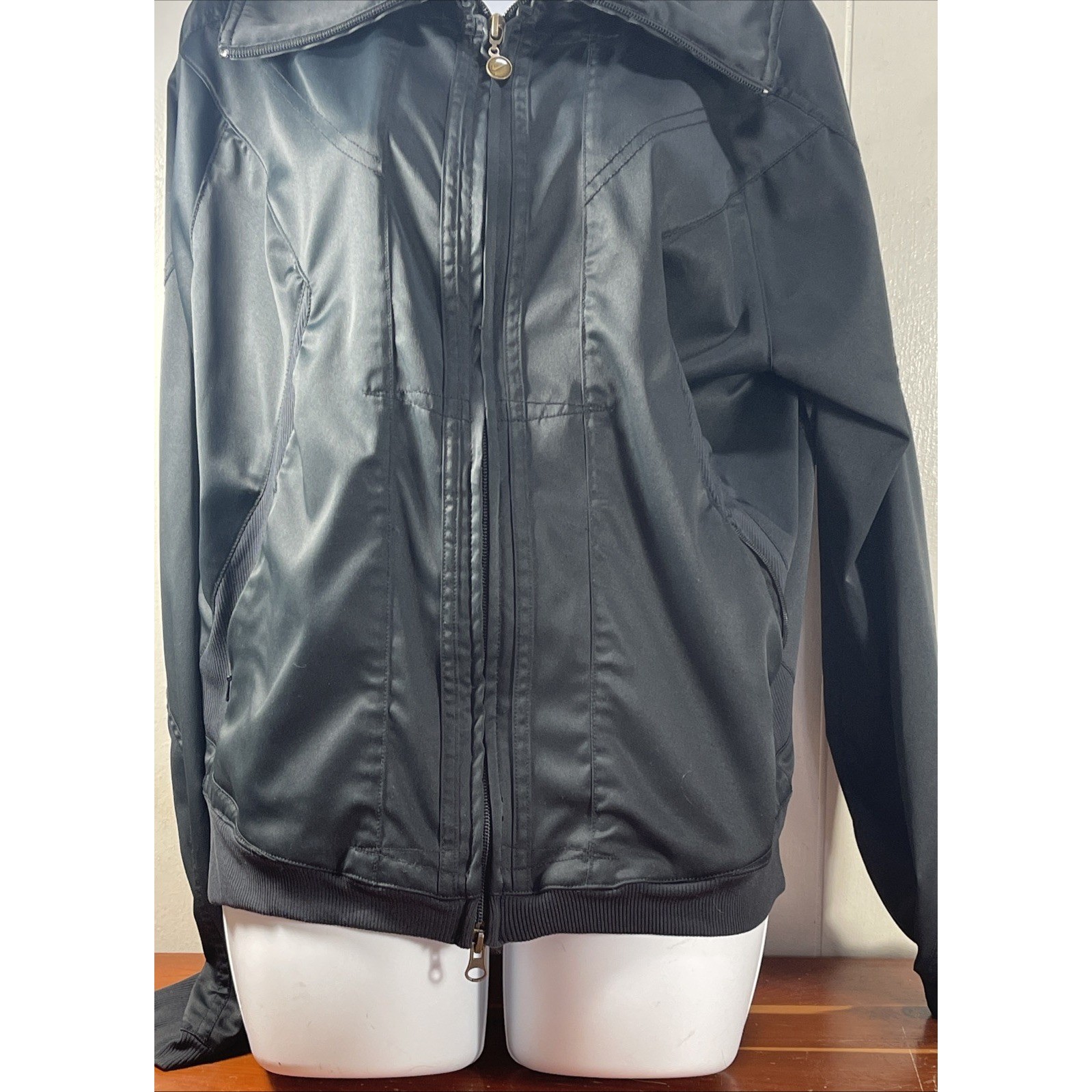 Hidden Phoenix Collar Nike Jacket Teen's XL (16-18 Yr) Full Zip Up Black thumbnail 9