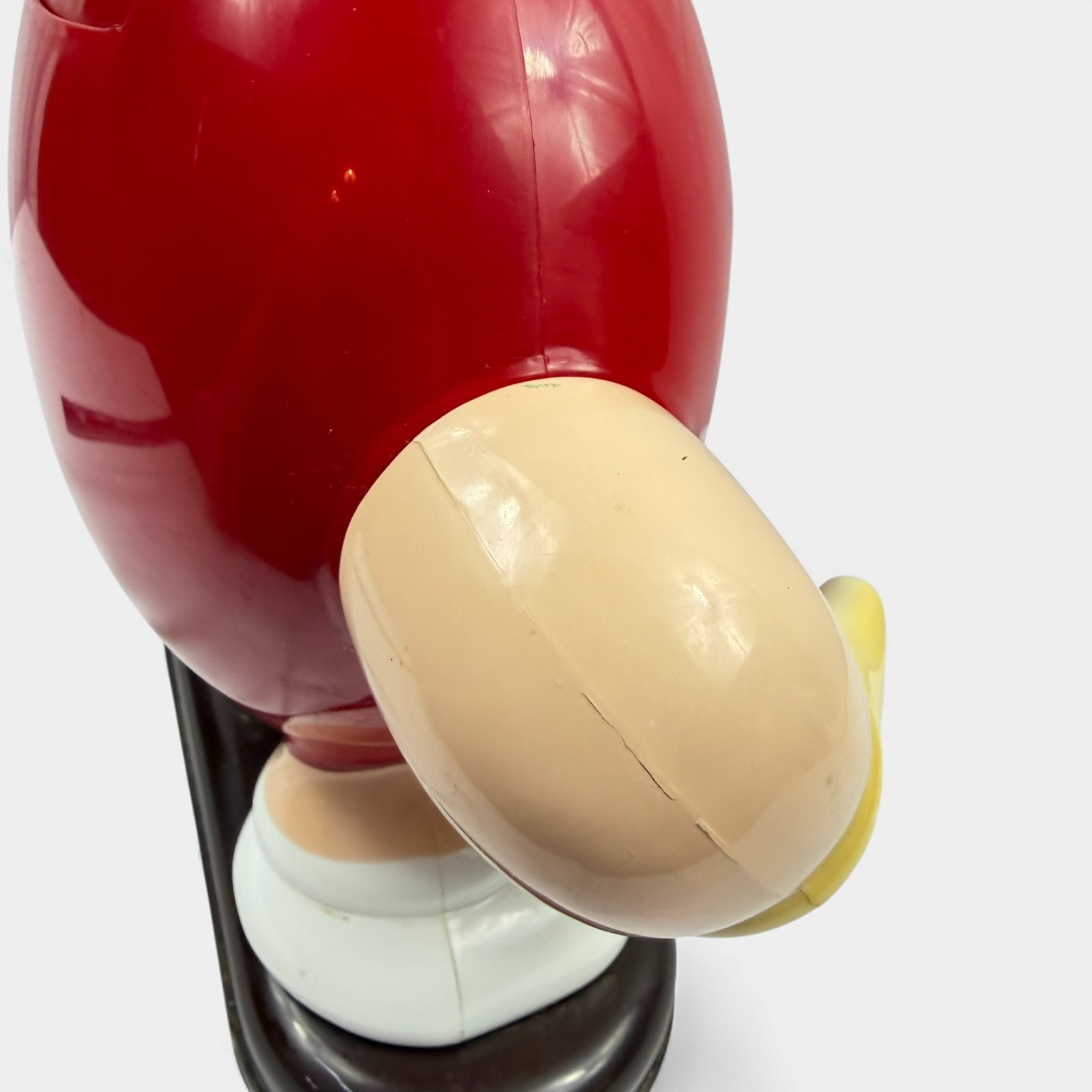 Vintage 1992 Round Red Mars M&M Candy Dispenser 90s M&Ms Americana