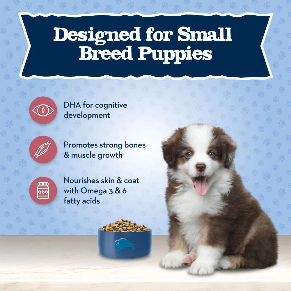 Natural Small Breed Puppy Dry Dog Food with Chicken and Oatmeal Recipe, 4 Pound