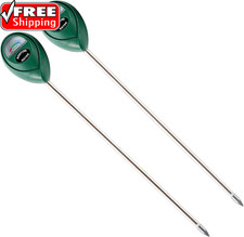 Extended Long Probe Soil Moisture Meter, 2 Pack Plant Water Meter Soil Meter Moi