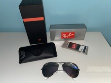 Ray-Ban RB3025 CP001 Aviator Silver/Purple Polarized Women  s Sunglasses. Custom.