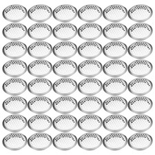 100 Pcs Cabinet Vent Hole Metal Round Mesh for Wardrobe Furniture Use