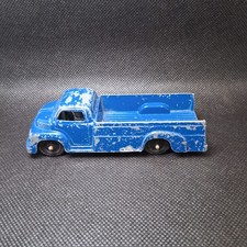 VINTAGE 1950s TOOTSIETOY 1949 Ford F-6 Pickup METAL 4 1/4" LONG BLUE MADE IN USA