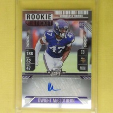 DWIGHT McGLOTHERN 2024 Rookie Contenders Ticket Autograph  #170  Vikings