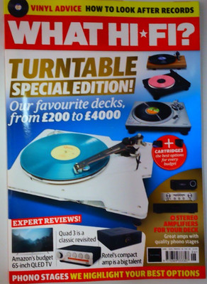 What Hi-Fi? magazine June '26 Turntable Special Edition +How to look after Vinyl
