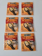 6 Pair HotHands Toe Warmers 2 Toe warmers Each Pack