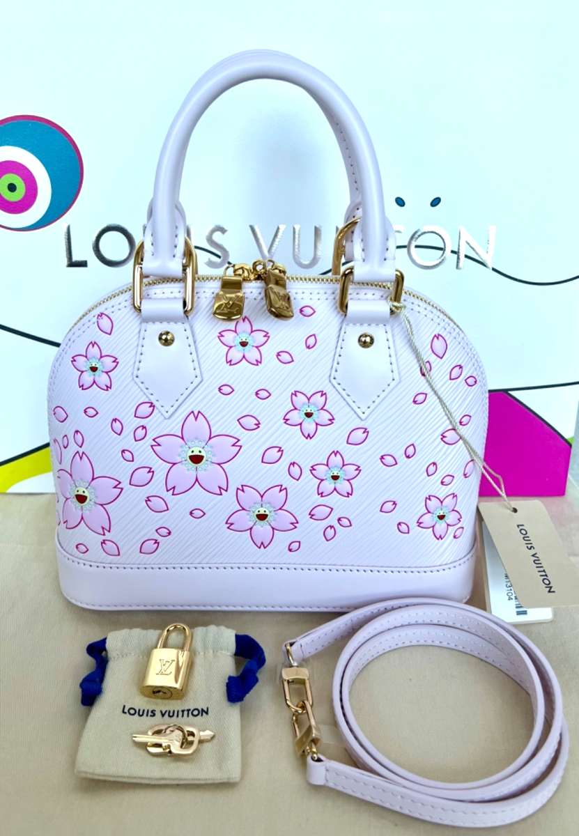 Louis Vuitton x Takashi Murakami Alma BB Bag M13104 Pink Cherry