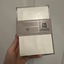 New In Sealed Box, Pen+ Gear Clear Arcrylic & Gold Notedpad Set