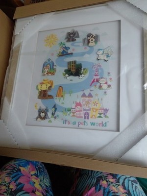 Disney Pin Trading Event Fairy Tails  it s A Pets World  Framed Pin Set
