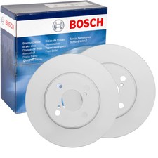 2X BOSCH BREMSSCHEIBEN Ø255mm VORNE PASSEND FÜR TOYOTA COROLLA