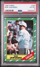 1986 TOPPS #269 RON JAWORSKI PSA 6
