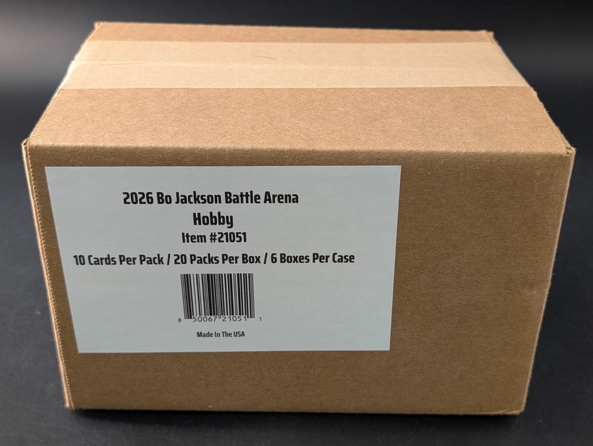 2026 Bo Jackson Battle Arena – Ken Griffey Jr Edition Hobby 6 Box Case Sealed