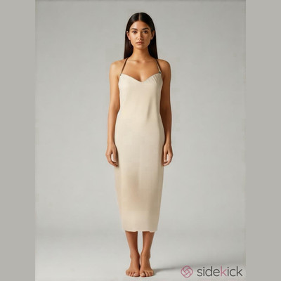 Reformation Giselle 100% Linen Cream Tan MIDI Dress Size XL NWT | eBay