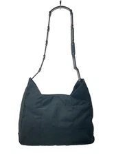 PRADA 98ss Quilted Tessuto Hobo Bag Shoulder Bag Nylon Black B8360