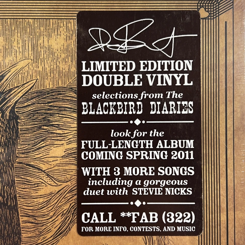 Dave Stewart “The Blackbird Diaries” 2LP/Surfdog (Sealed) Limited Edition 2010 - Image 3 of 3