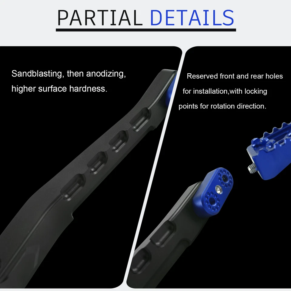 蓝色制动变速器联动杆适用于哈雷街公路王 Tri Glide FL 14-up — 第 2/3 张图片