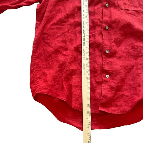 Banana Republic Linen Button Down Mens Size L - Picture 4 of 5