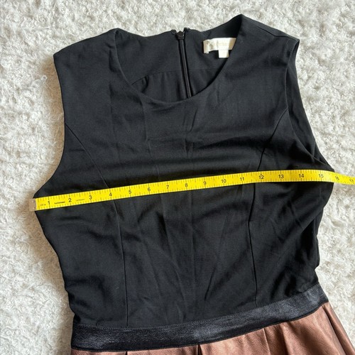Erin Fetherston Abby Dress in Black/Bronze Womens Sz 8 Tank Fit And Flare Mini - Picture 10 of 12