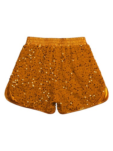 Kids Girls Shorts Carnival Dancewear Jazz Costume Elastic Sparkling Dance Teens - Picture 45 of 90
