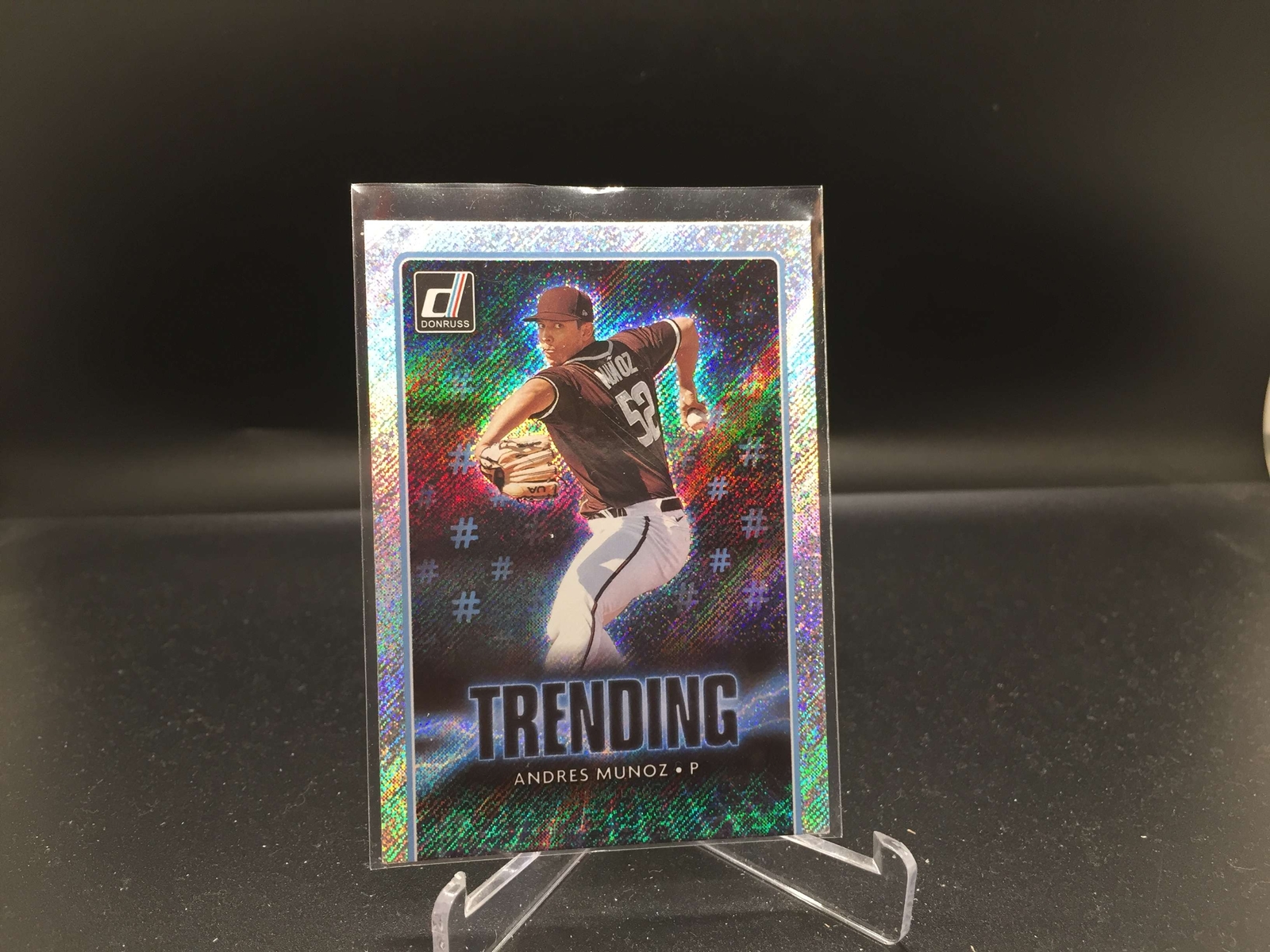 Andres Munoz 2021 Donruss Trending Rapture TR11 Padres