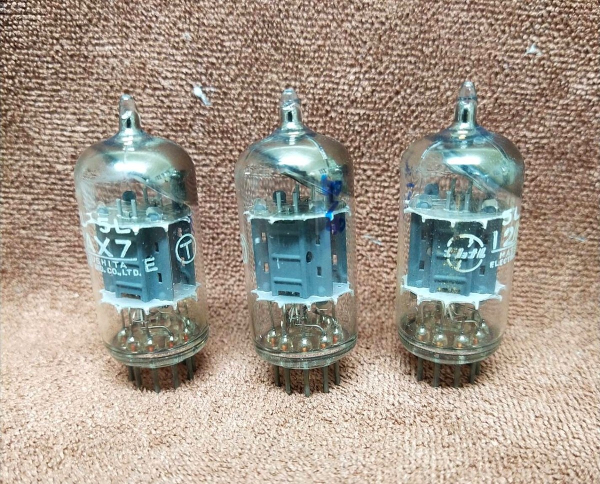 真空管 12AX7 matsushita製 Yahoo!オークション -「12ax7 (松下 ナショナル)」の落札相場