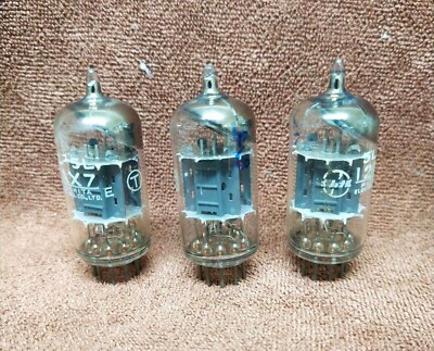 3) 12AX7 ECC83 Matsushita Japan Matched code Pre driver
