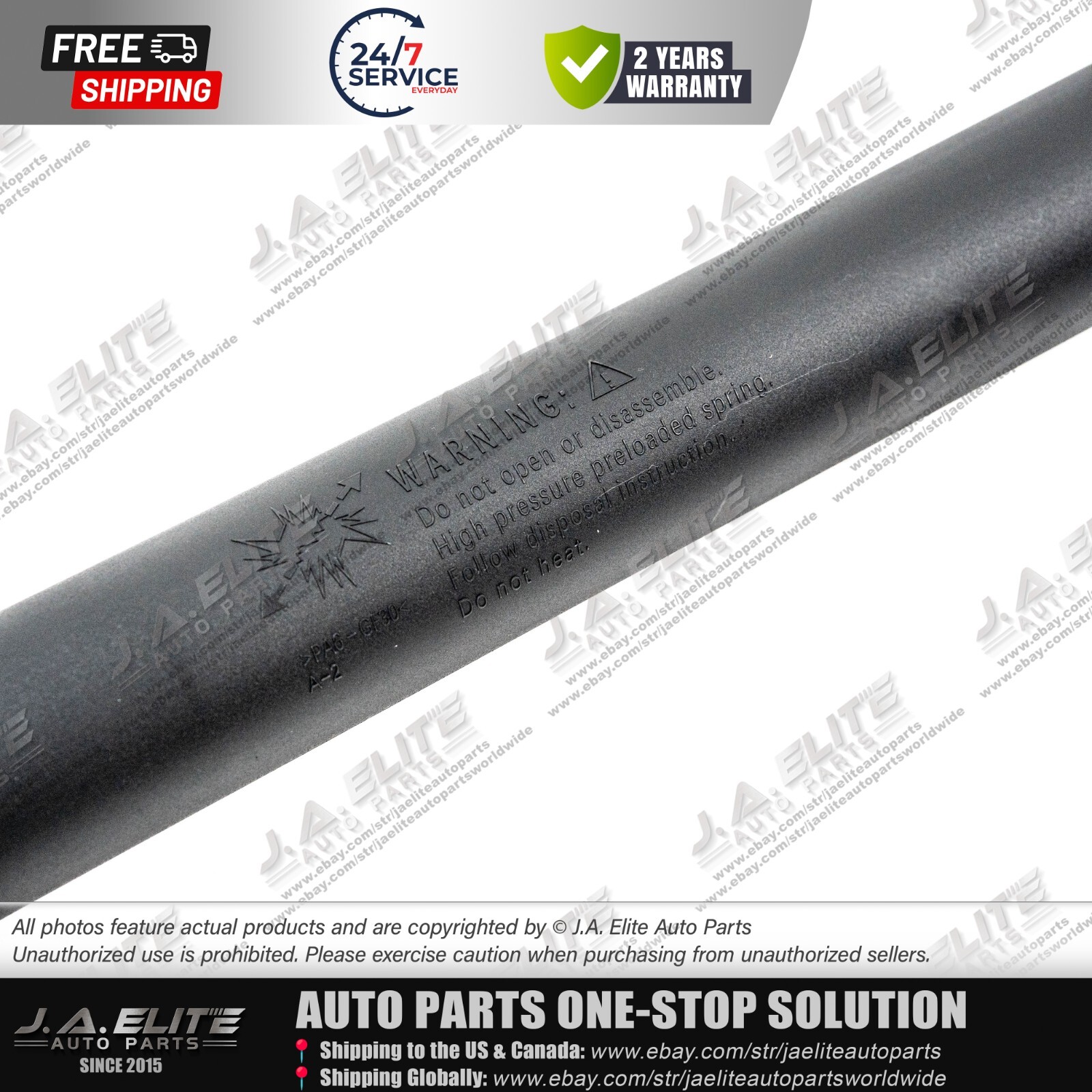 2pcs Tailgate Trunk Gas Spring Struts for Maserati Levante 670109048 670109047