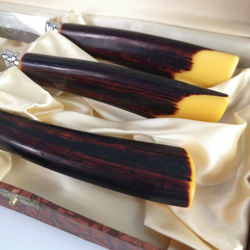 VTG Knives Connoisseurs Choice Stainless Steel Carving Knife Set Bone Handle - Picture 6 of 12