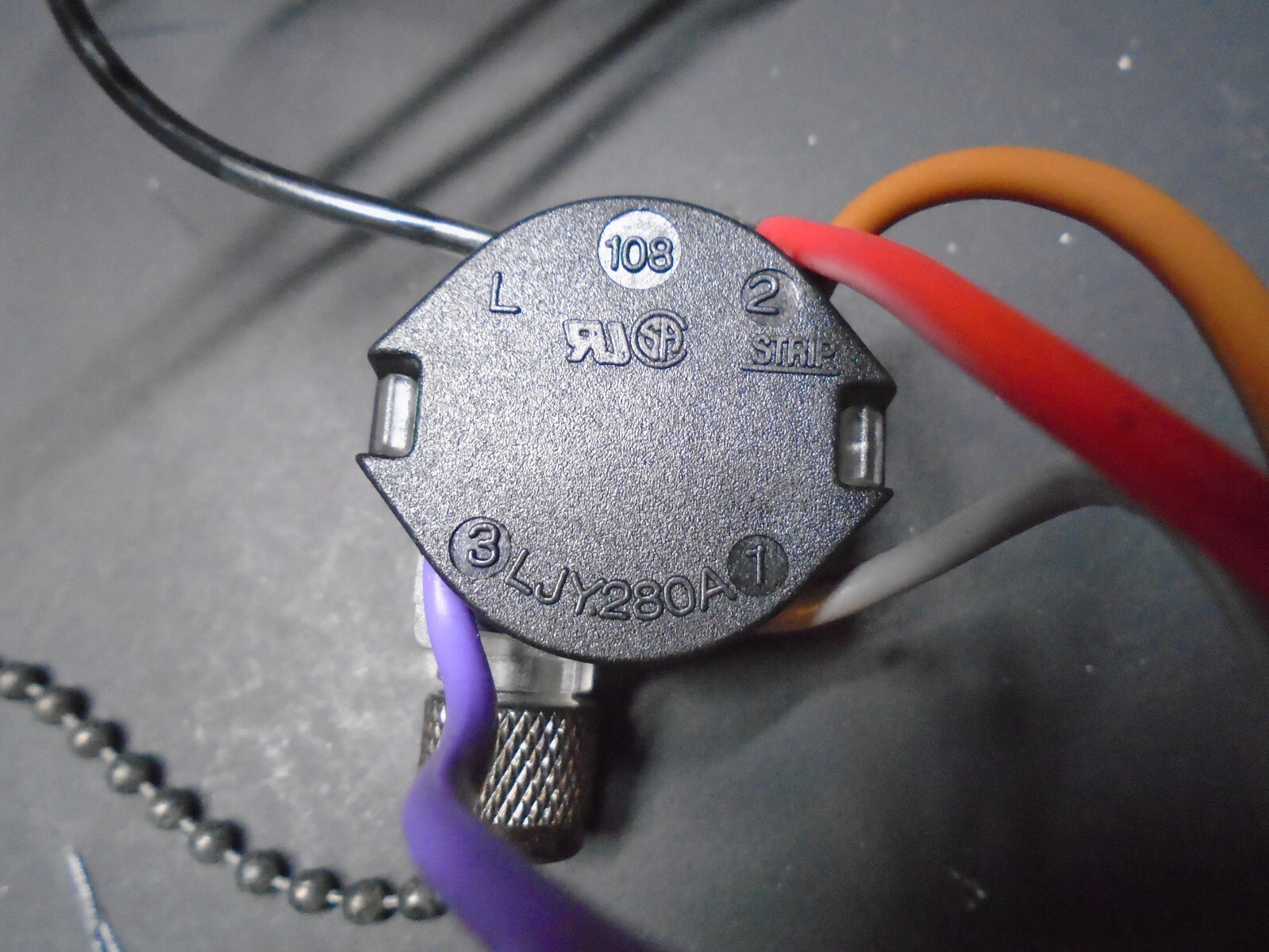 HAMPTON BAY CEILING FAN WIRING HARNESS SWITCHES/PARTS/CAP C61 eBay