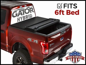 Gator Hybrid Fit 2016 2019 Toyota Tacoma 6 Ft Hard Folding Truck Tonneau Cover Ebay