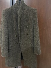 Cappotto Zara Donna Glen540, In Lana. Taglia S, Mai Usato