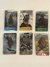 Frosthaven Kickstarter Metal Pin Add-on Complete Set of 6 - NEW