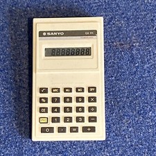 Sanyo CX-111 Battery Operated Calculator-Working Condition