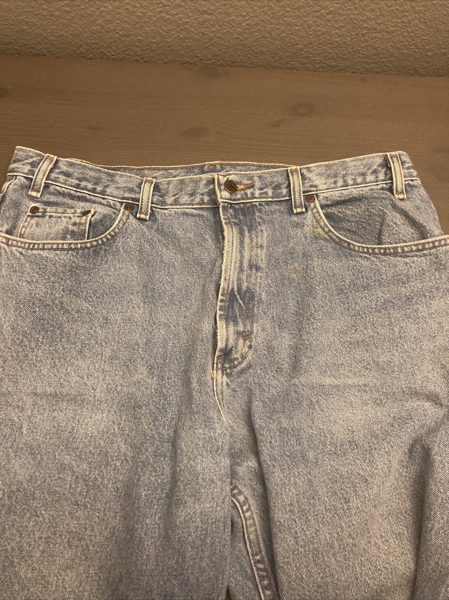 Kirkland Signature Mens Denim Blue Jeans Tag Size 40x32 Length 100% Cotton