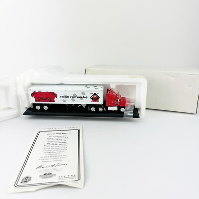 Vintage 1997 Matchbox Collectibles Truck 1:100 Red Dog Beer Ford AeroMax COA NEW