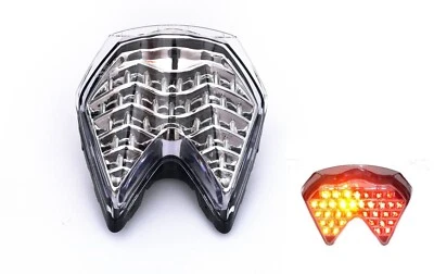 Topzone Lightings Smoked Lens Motorcycle Led Taillights Brake Tail Light With Integrated Turn Signal Lamp Indicators For KTM 07-13 690 DUKE - View #11