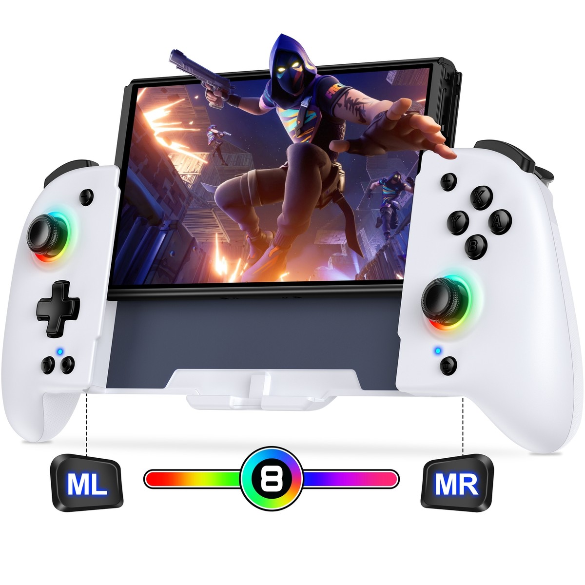 Switch Controller for Nintendo Switch/OLED, Full-Size Grip