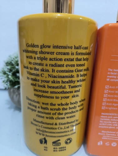 Golden Glow Body Caviar + Vitamin C 500ml Lotion + 1000ml exfoliating shower Gel - Picture 4 of 5