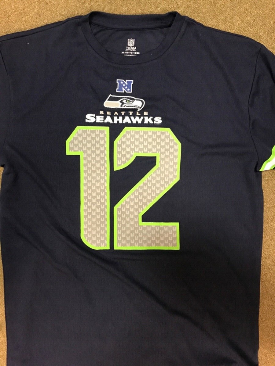 T-shirt à manches longues Seattle Seahawks Mono Logo Graphic - Hommes