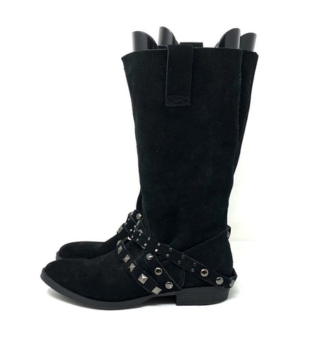 Botas de cuero negro|Mujeres|Batistella