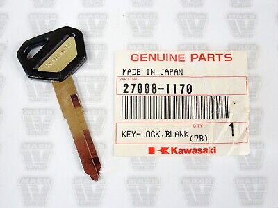 Kawasaki NOS NEW 27008-1170 Blank Lock Key KL ZX KLX KL250 Kawasaki NOS NEW 27008-1170 Blank Lock Key KL ZX KLX KL250