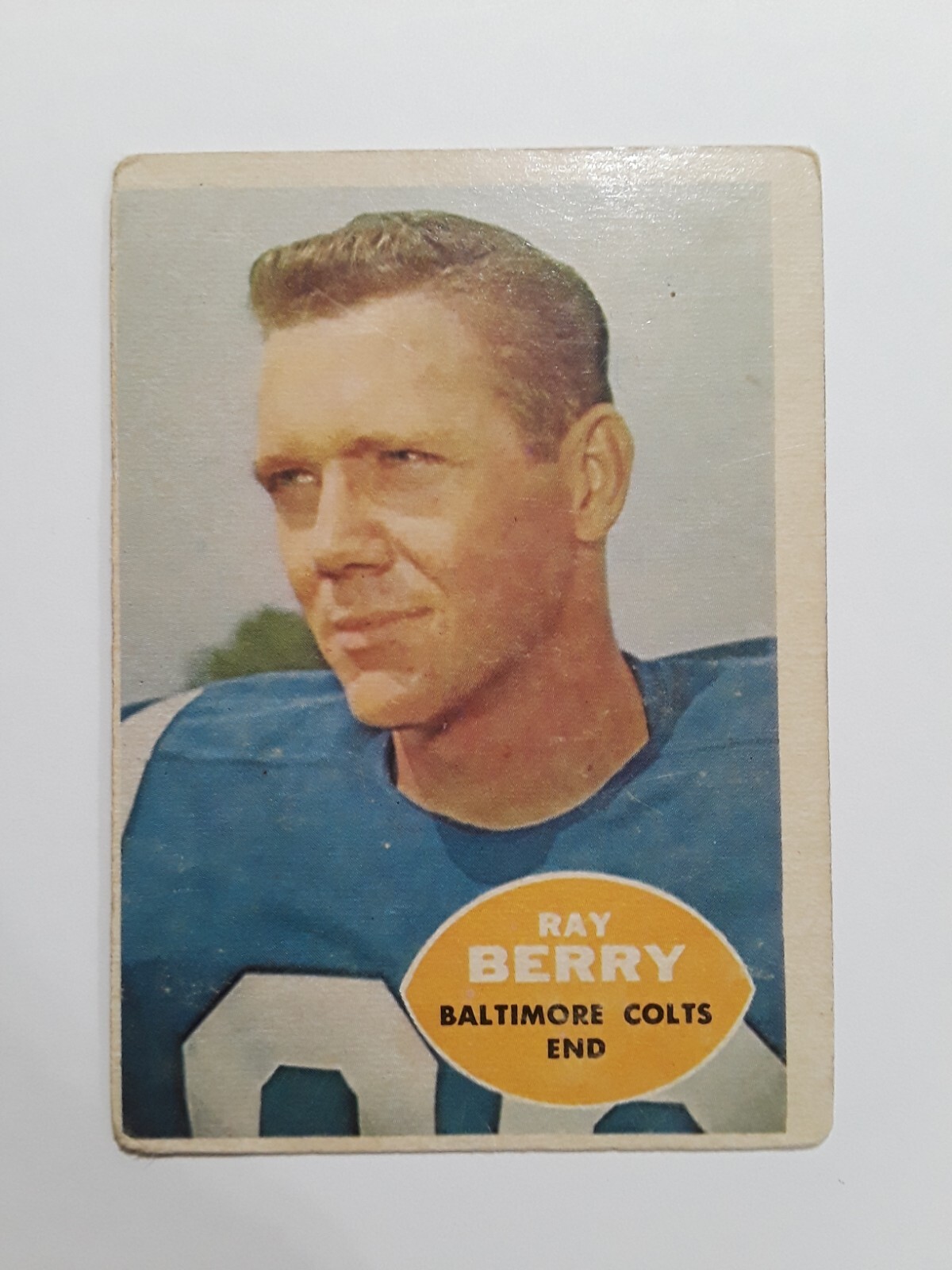 1960 Topps Ray Berry #4 football card Baltimore Colts