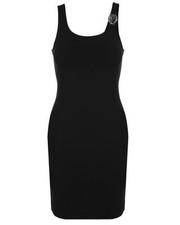 VERSUS VERSACE Lion Head Bodycon Strap Dress - UK 12 /IT 44