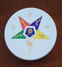 Car Coaster  absorbs moisture in your cup holder OES ORDER OF EASTERN STAR 2 5/8